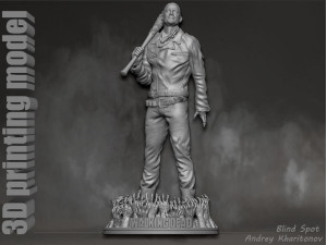 The Walking dead Negan 3D-Druckmodell