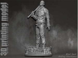 The Walking dead Negan Modelo de Impressão 3D