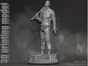The Walking dead Negan 3D Print Model