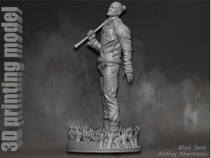 The Walking dead Negan Modelo de Impressão 3D