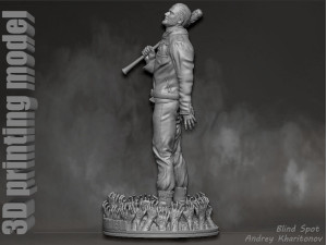 The Walking dead Negan Modelo de Impressão 3D