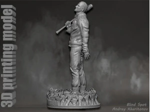 The Walking dead Negan 3D Print Model