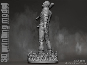 The Walking dead Negan Modelo de Impressão 3D