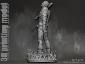 The Walking dead Negan 3D Print Model