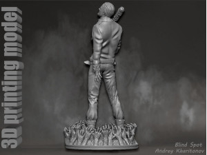 The Walking dead Negan Modelo de Impressão 3D