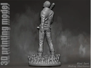 The Walking dead Negan 3D Print Model