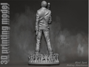 The Walking dead Negan Modelo de Impressão 3D