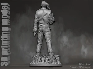 The Walking dead Negan 3D Print Model