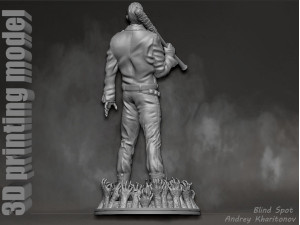 The Walking dead Negan Modelo de Impressão 3D