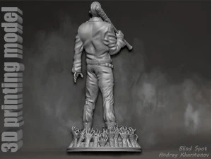 The Walking dead Negan 3D Print Model