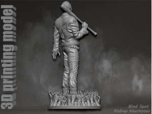 The Walking dead Negan Modelo de Impressão 3D