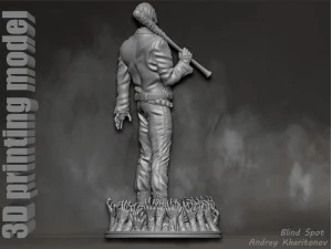 The Walking dead Negan 3D Print Model