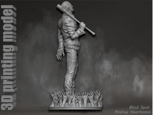The Walking dead Negan Modelo de Impressão 3D