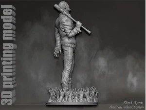 The Walking dead Negan 3D Print Model