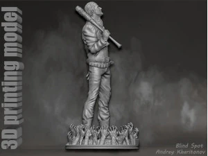The Walking dead Negan 3D Print Model
