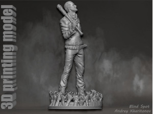 The Walking dead Negan Modelo de Impressão 3D