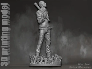 The Walking dead Negan 3D Print Model