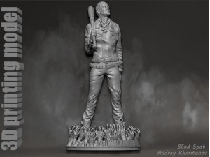 The Walking dead Negan Modelo de Impressão 3D