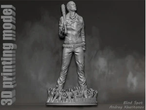 The Walking dead Negan 3D Print Model