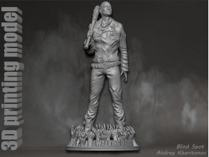 The Walking dead Negan Modelo de Impressão 3D