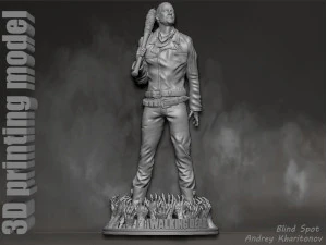The Walking dead Negan 3D Print Model