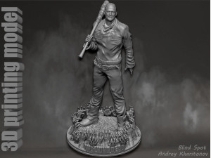The Walking dead Negan Modelo de Impressão 3D