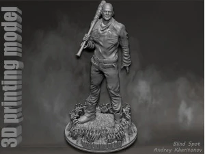 The Walking dead Negan 3D Print Model