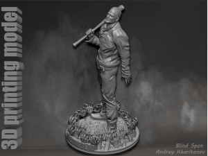 The Walking dead Negan Modelo de Impressão 3D