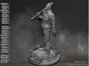The Walking dead Negan 3D Print Model