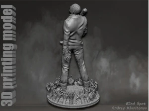 The Walking dead Negan 3D Print Model