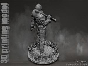 The Walking dead Negan Modelo de Impressão 3D