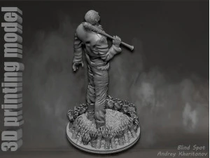 The Walking dead Negan 3D Print Model
