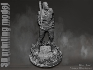 The Walking dead Negan Modelo de Impressão 3D