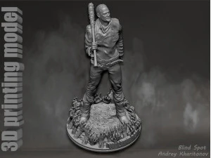 The Walking dead Negan 3D Print Model