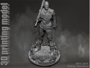 The Walking dead Negan Modelo de Impressão 3D