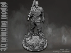 The Walking dead Negan 3D Print Model