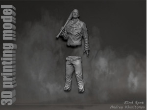 The Walking dead Negan Modelo de Impressão 3D
