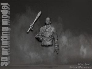 The Walking dead Negan Modelo de Impressão 3D