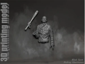The Walking dead Negan 3D Print Model