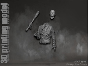 The Walking dead Negan Modelo de Impressão 3D