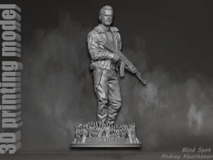 The Walking dead Rick Grimes 3D Print Model