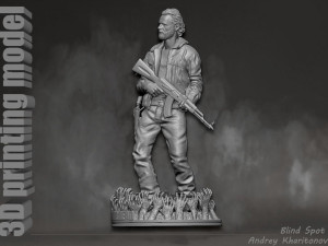 The Walking dead Rick Grimes Modèles 3D en vedette