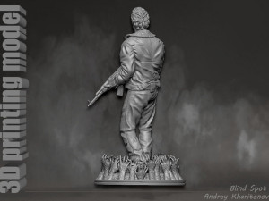 The Walking dead Rick Grimes Modèles 3D en vedette