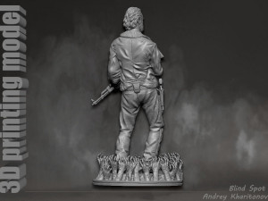 The Walking dead Rick Grimes Modèles 3D en vedette