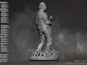 The Walking dead Rick Grimes 3D Print Model