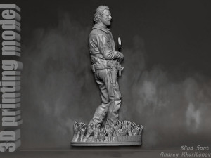 The Walking dead Rick Grimes Modèles 3D en vedette