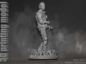 The Walking dead Rick Grimes Modèles 3D en vedette