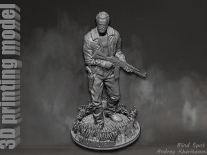 The Walking dead Rick Grimes Modèles 3D en vedette