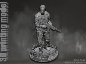 The Walking dead Rick Grimes 3D Print Model
