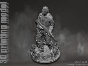 The Walking dead Rick Grimes Modèles 3D en vedette